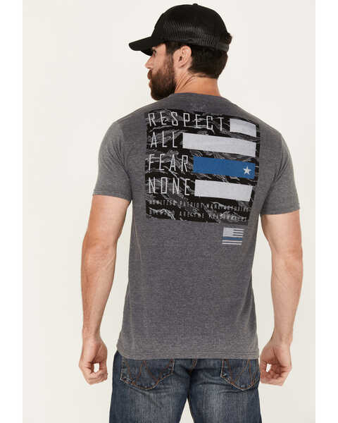 Image #4 - Howitzer Men's No Fear Short Sleeve Graphic T-Shirt, Charcoal, hi-res