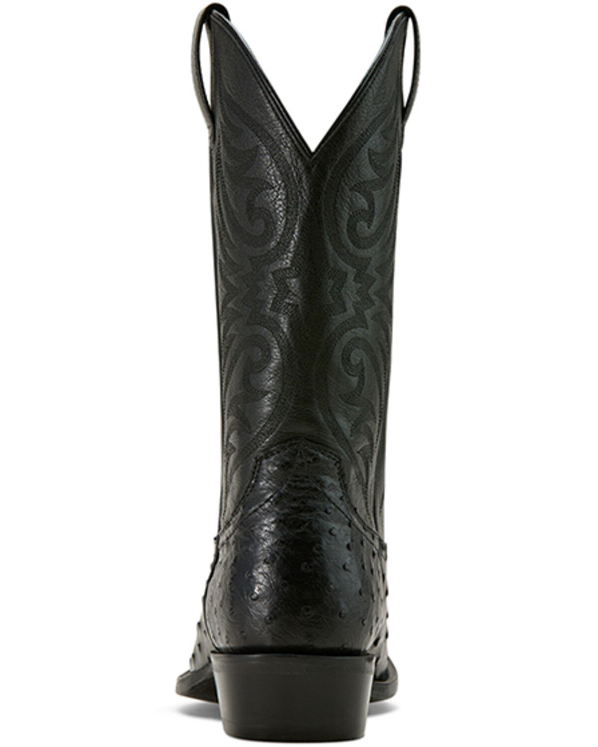 Image #3 - Ariat Men's Exotic Full-Quill Ostrich Vesper Western Boots - Round Toe, Black, hi-res
