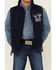 Image #3 - Cowboy Hardware Boys' Skull Flag Vest, Navy, hi-res