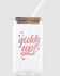 Image #1 - Totalee Gift Women's Giddy Up Cup And Straw Lid, Pink, hi-res