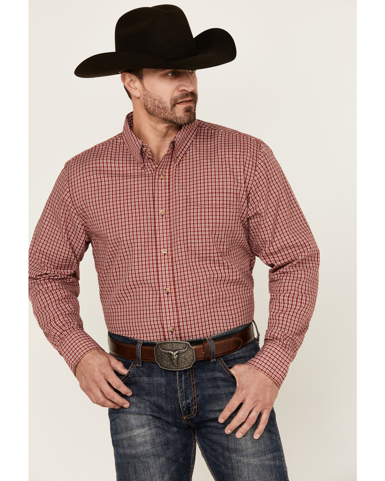 Men's wrangler riata shirts store