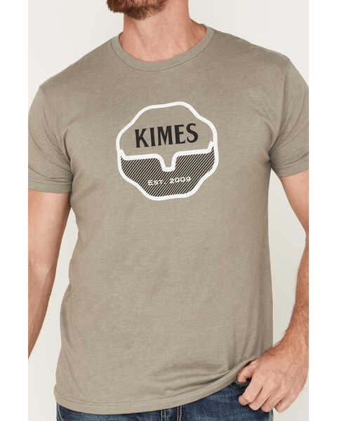 Image #3 - Kimes Ranch Men's Boot Barn Exclusive Notary Graphic Short Sleeve T-Shirt, Grey, hi-res