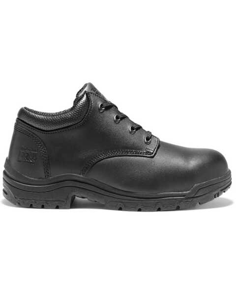 Image #2 - Timberland Men's TiTAN Oxford Work Shoes - Steel Toe , Black, hi-res