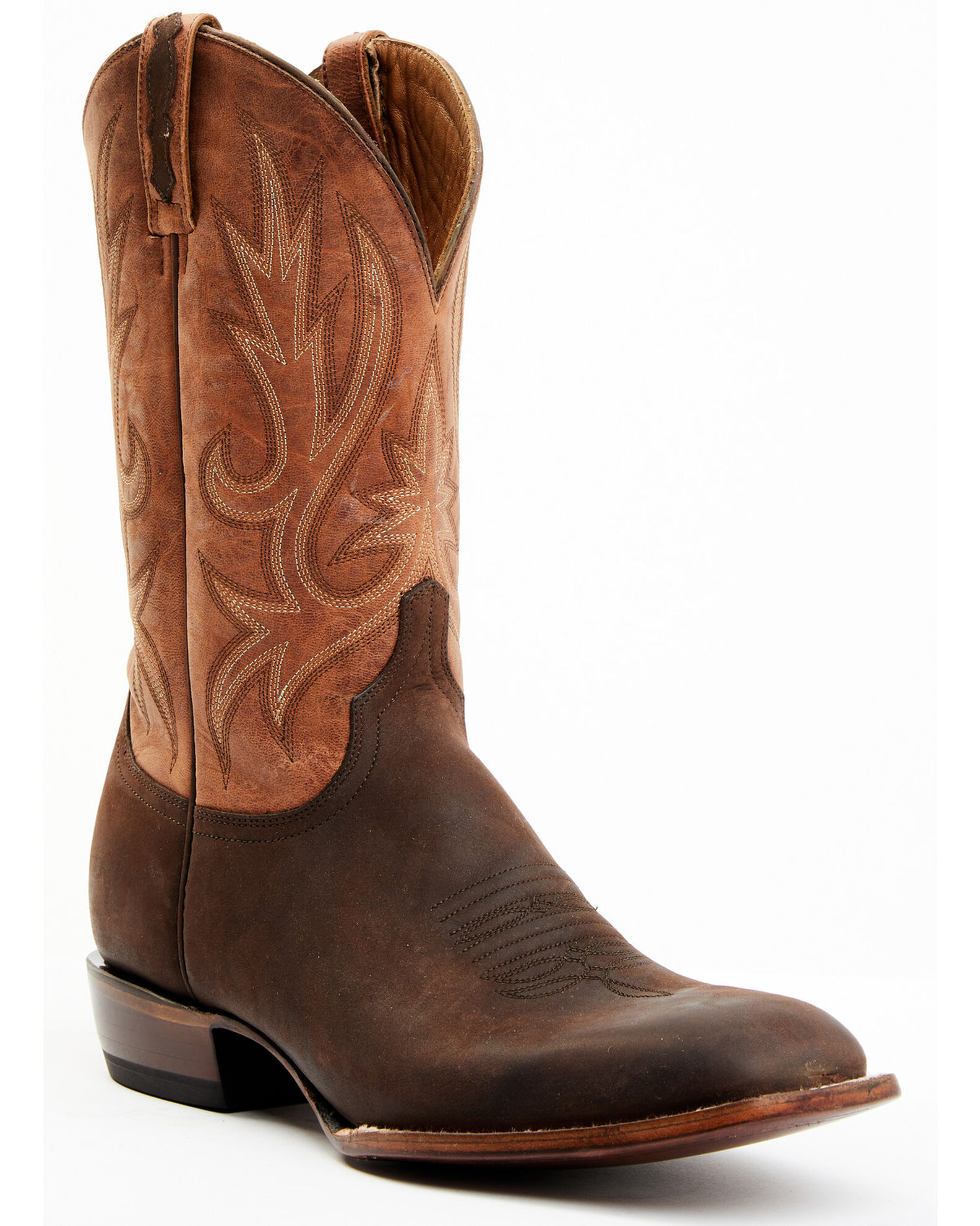 Lucchese Men s Gordon Western Boots Broad Square Toe Sheplers
