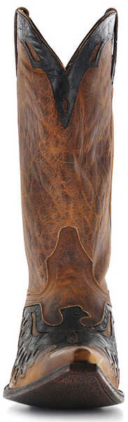 Image #4 - Moonshine Spirit Men's Eagle Overlay Western Boots - Snip Toe, , hi-res