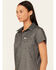 Image #2 - Ariat Women's Rebar Foreman Short Sleeve Polo Shirt, Charcoal, hi-res