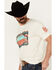 Image #2 - Red Dirt Hat Men's Taco Shop Southwestern Print Logo Short Sleeve Graphic T-Shirt, Oatmeal, hi-res