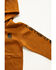 Image #2 - Carhartt Toddler Boys' Half Zip Hooded Sweatshirt, Brown, hi-res
