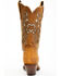 Laredo Women's Eagle Cut-Out Western Boots - Snip Toe, Honey, hi-res