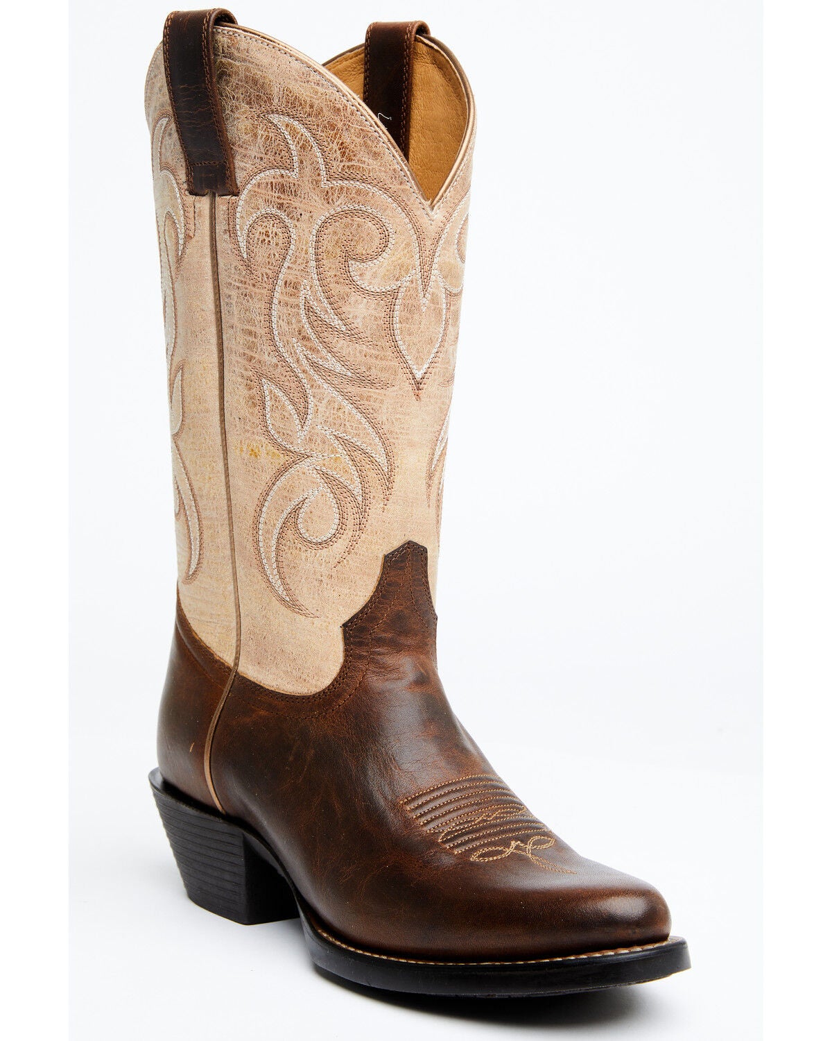 Shyanne Women's All Day Long Western Boots - Round Toe, Brown, hi-res