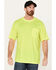 Image #1 - Hawx Men's High-Visibility Short Sleeve Work Shirt, Yellow, hi-res