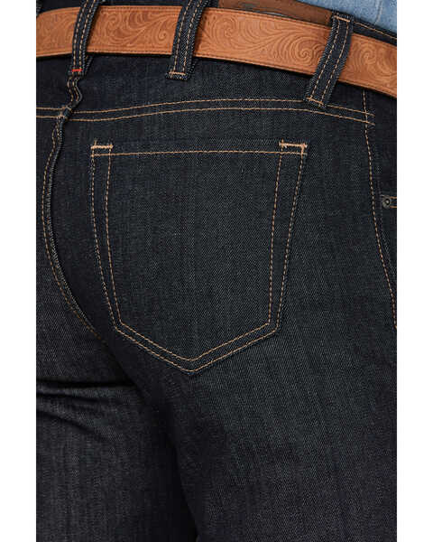 Image #4 - Justin Men's Classic Unwashed Slim Straight Stretch Denim Jeans, Dark Wash, hi-res