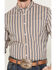 Image #3 - Cody James Men's Hayfield Plaid Button Down Long Sleeve Western Shirt, Oatmeal, hi-res