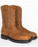 Image #2 - Cody James Men's Mustang Western Work Boots - Composite Toe, Brown, hi-res