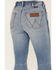 Image #4 - Wrangler Retro Women's Medium Wash High Rise Helen Flare Jeans, Blue, hi-res