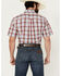 Image #4 - Cinch Men's Plaid Print Short Sleeve Button-Down Western Shirt, Red, hi-res