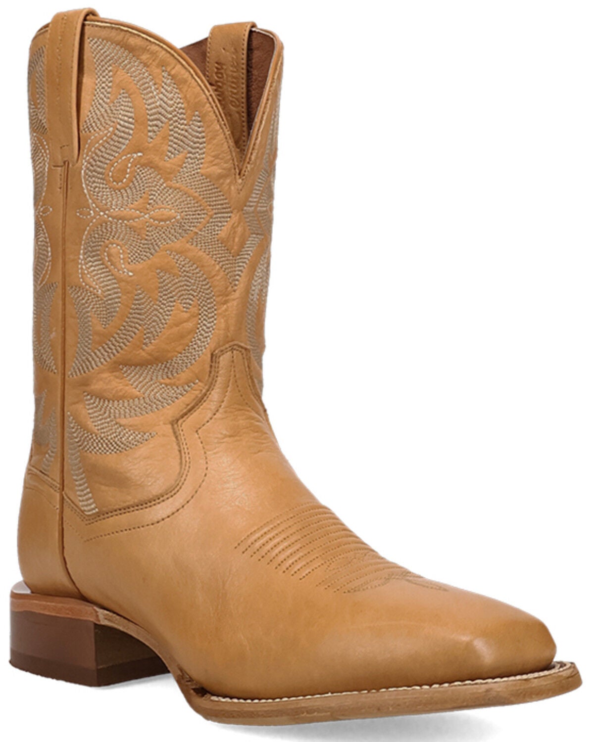 Dan Post Men's Sonara Western Boots - Broad Square Toe, Honey, hi-res