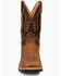 Image #4 - Justin Men's 11" Bolt Waterproof Pull-On Work Boots - Composite Toe, Brown, hi-res