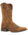 Durango Men's Westward Western Boots - Broad Square Toe, Tan, hi-res
