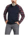 Image #1 - Ariat Men's FR Stretch Camo Print Long Sleeve Baseball Work Shirt, , hi-res