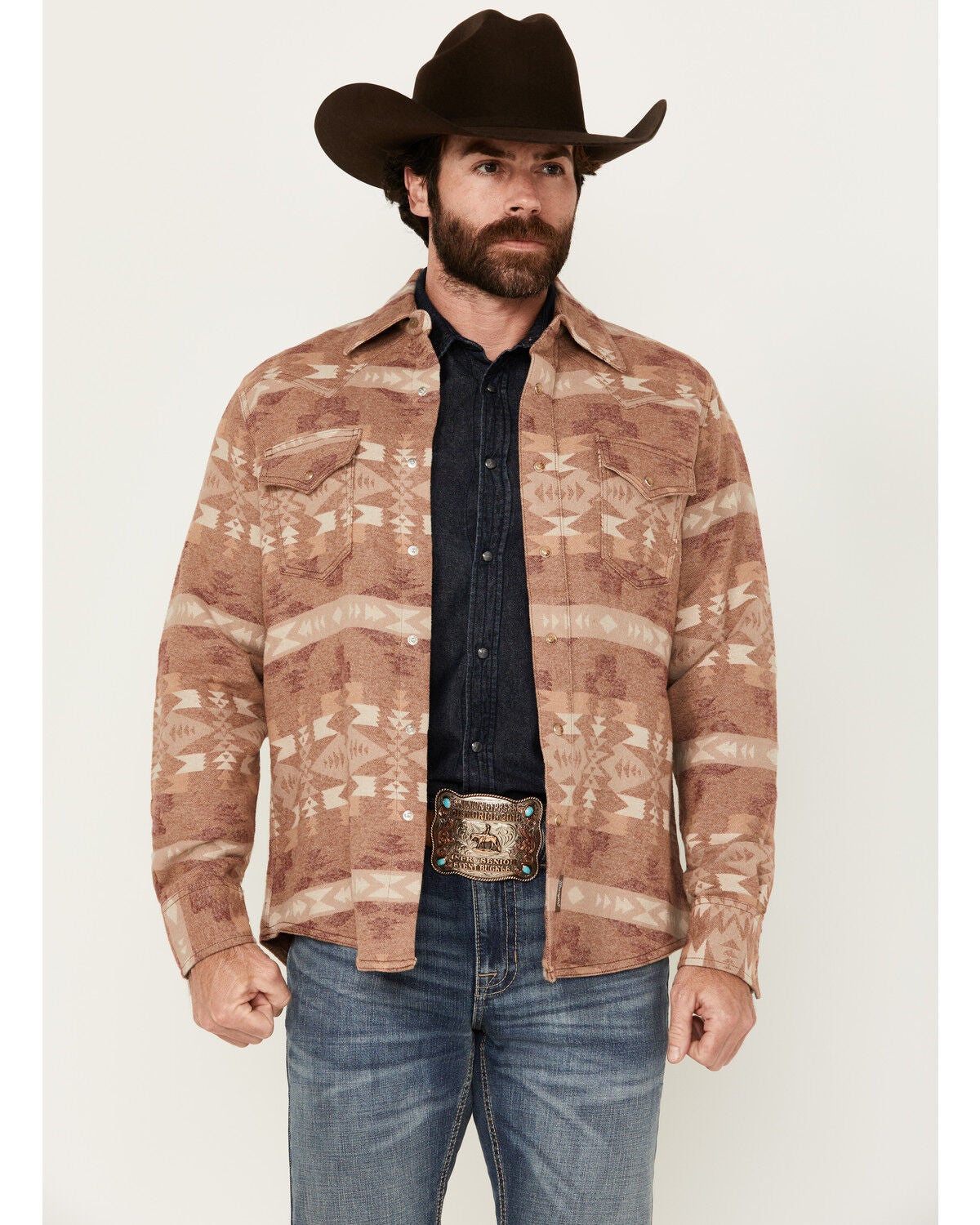 Wrangler Retro Men's Southwestern Print Long Sleeve Snap Western Shirt  Jacket | Sheplers