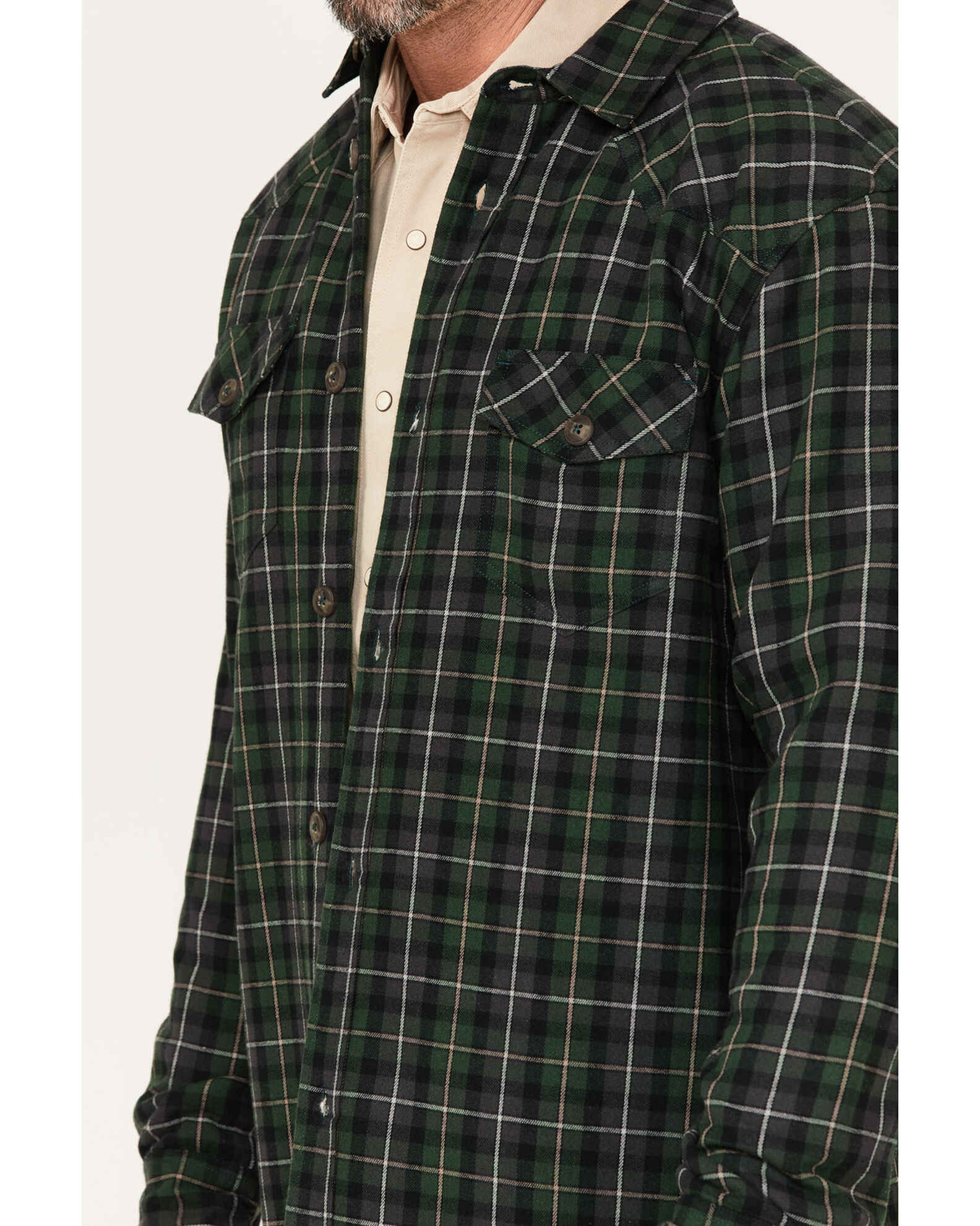 Cody james flannel jacket top
