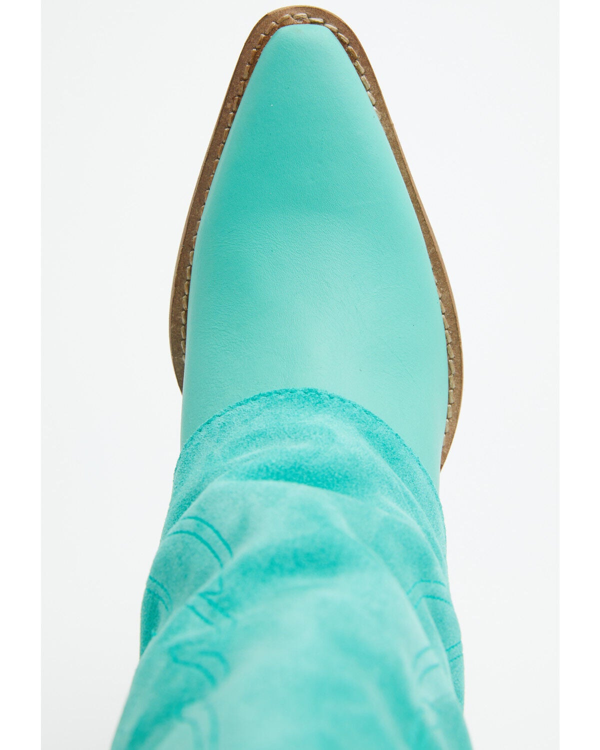 Image #6 - Dingo Women's Wild Horses Tall Western Boots - Snip Toe, Green, hi-res