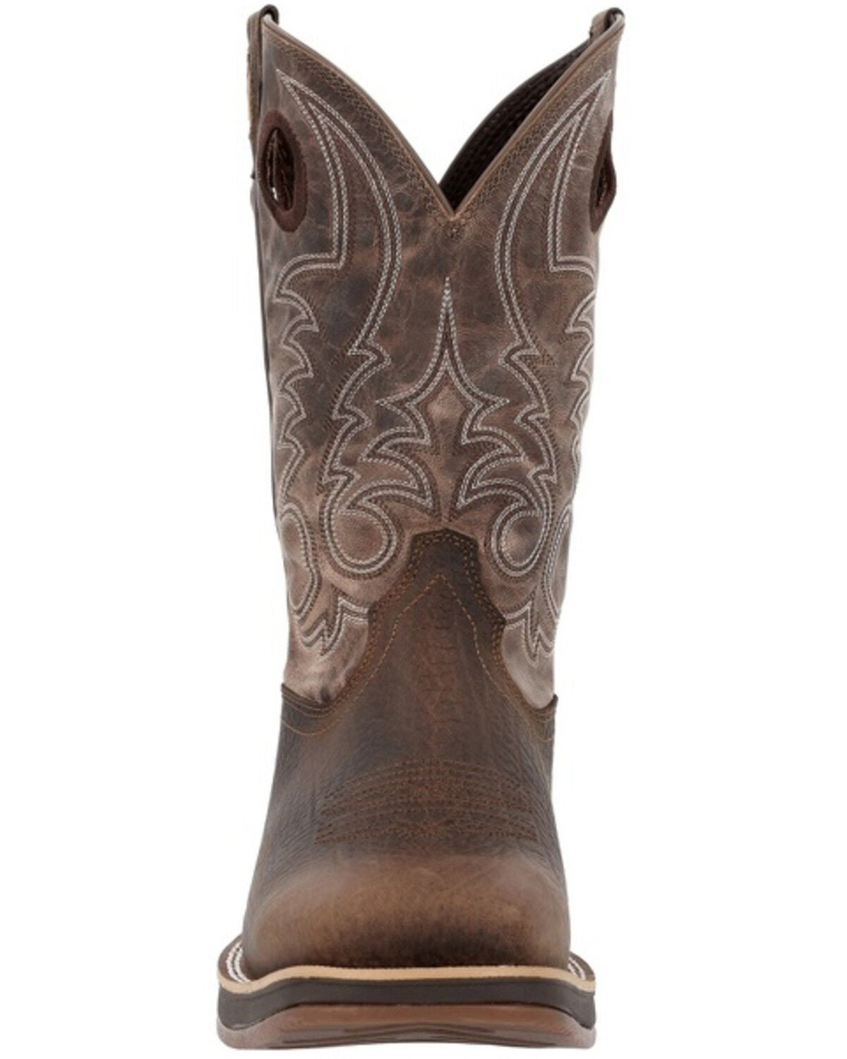 Image #4 - Durango Men&rsquo;s Rebel Ultra-Lite Performance Western Boots - Broad Square Toe, Brown, hi-res