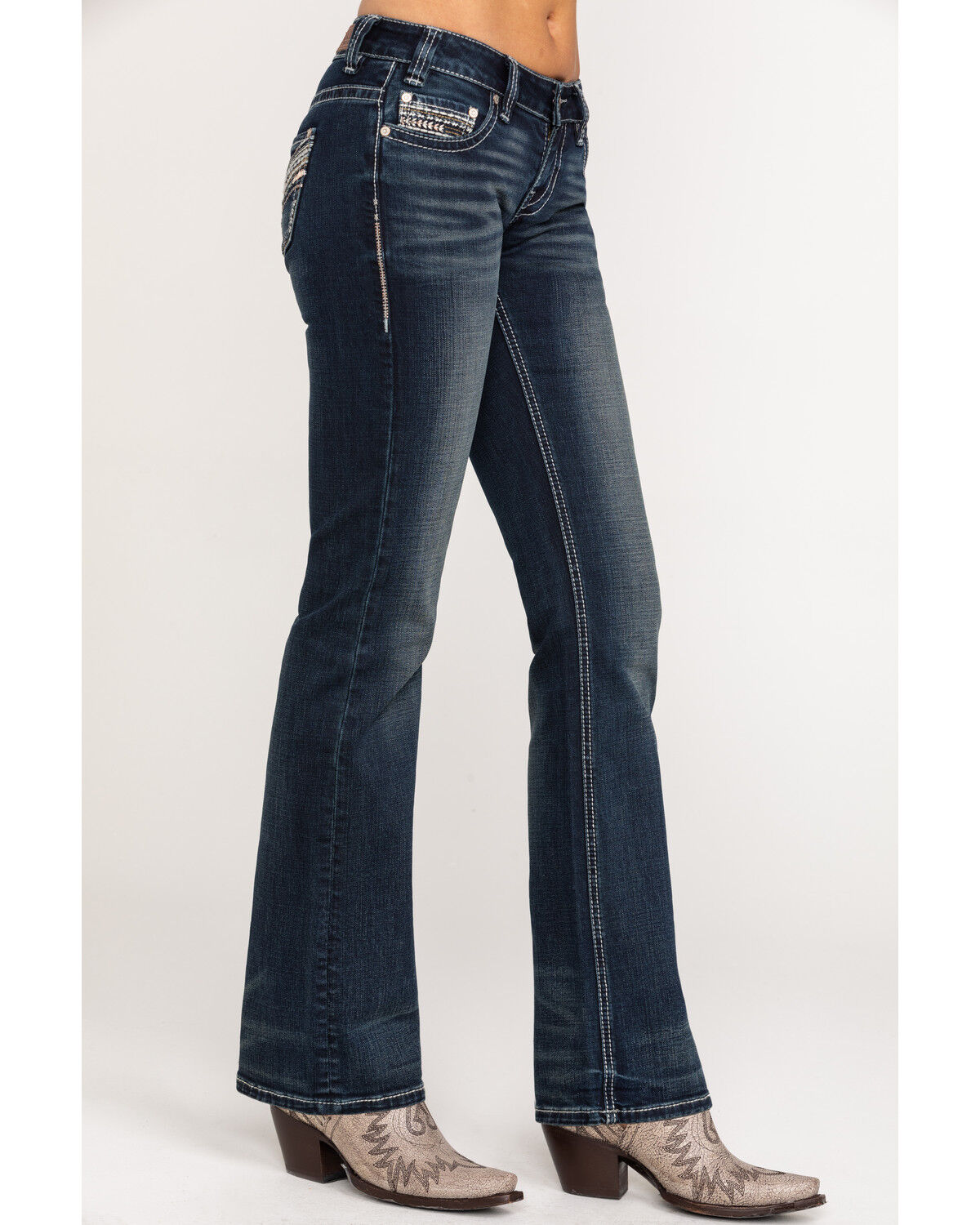 Dark Wash Riding Bootcut Jeans | Sheplers