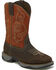Image #1 - Tony Lama Men's Junction Waterproof Work Boots - Steel Toe, Brown, hi-res
