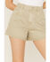 Image #2 - Rolla's Women's High Rise Mirage Shorts, Light Green, hi-res