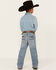 Image #3 - Cody James Boys' Hamshackle Wash Relaxed Boot Denim Jeans - Sizes 8-20, Light Wash, hi-res