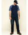 Image #6 - Hawx Men's Navy Midland Short Sleeve Baseball Work T-Shirt, Navy, hi-res