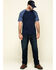 Image #6 - Hawx Men's Navy Midland Short Sleeve Baseball Work T-Shirt , Navy, hi-res