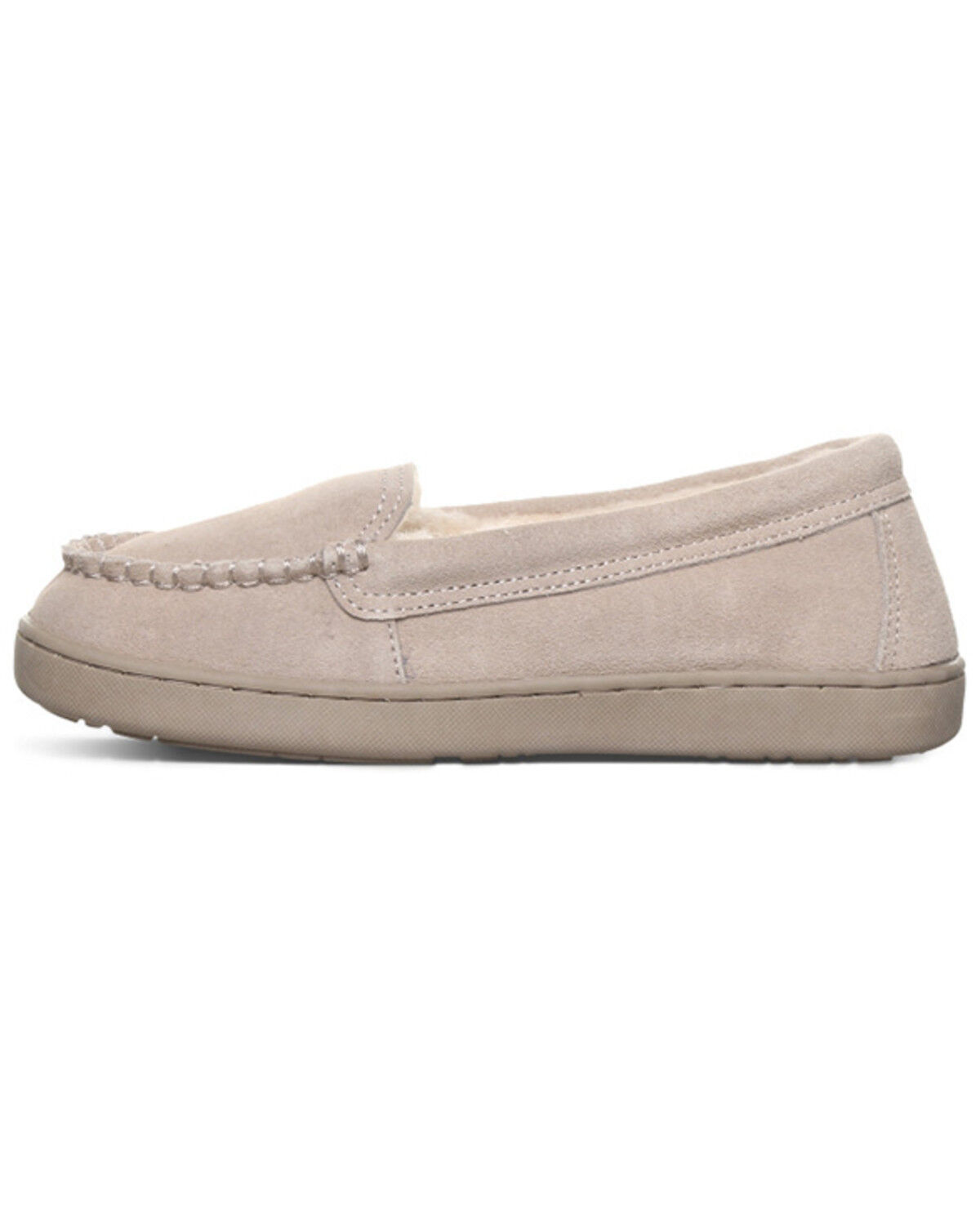 Image #3 - Bearpaw Women's Angel Moccasins, Light Grey, hi-res