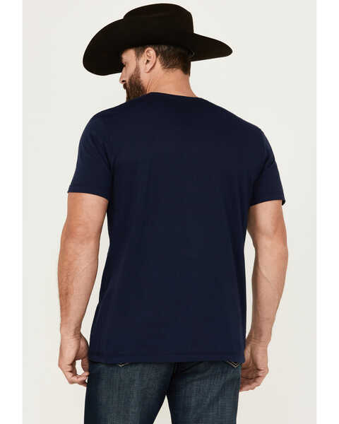 Image #4 - Cody James Men's Liberty Death Short Sleeve Graphic T-Shirt , Navy, hi-res