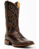 Image #1 - Cody James Men's Antique Cafe Ostrich Leg Exotic Western Boots - Broad Square Toe, Brown, hi-res