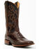 Image #1 - Cody James Men's Antique Cafe Ostrich Leg Exotic Western Boots - Broad Square Toe , Brown, hi-res