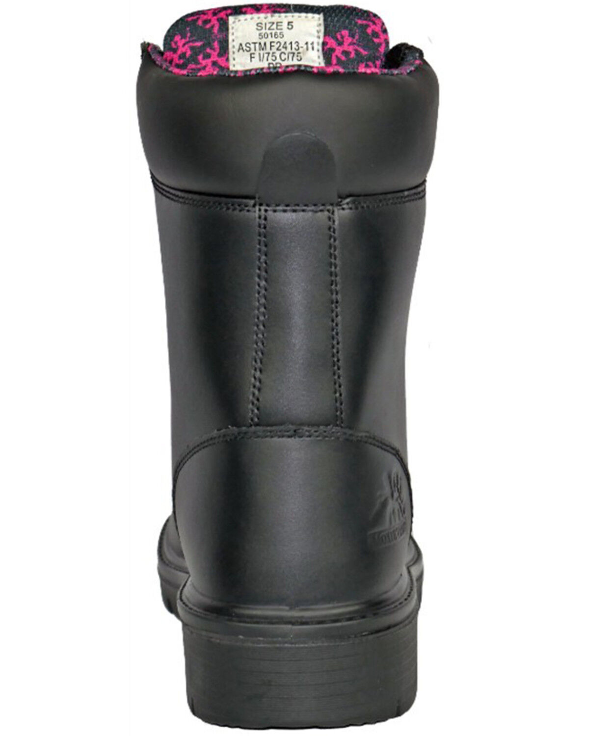 Image #5 - Moxie Trades Women's 8" Anne Waterproof Work Boots - Steel Toe, Black, hi-res