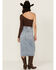 Image #3 - Cello Women's Medium Wash Midi Skirt, Medium Wash, hi-res