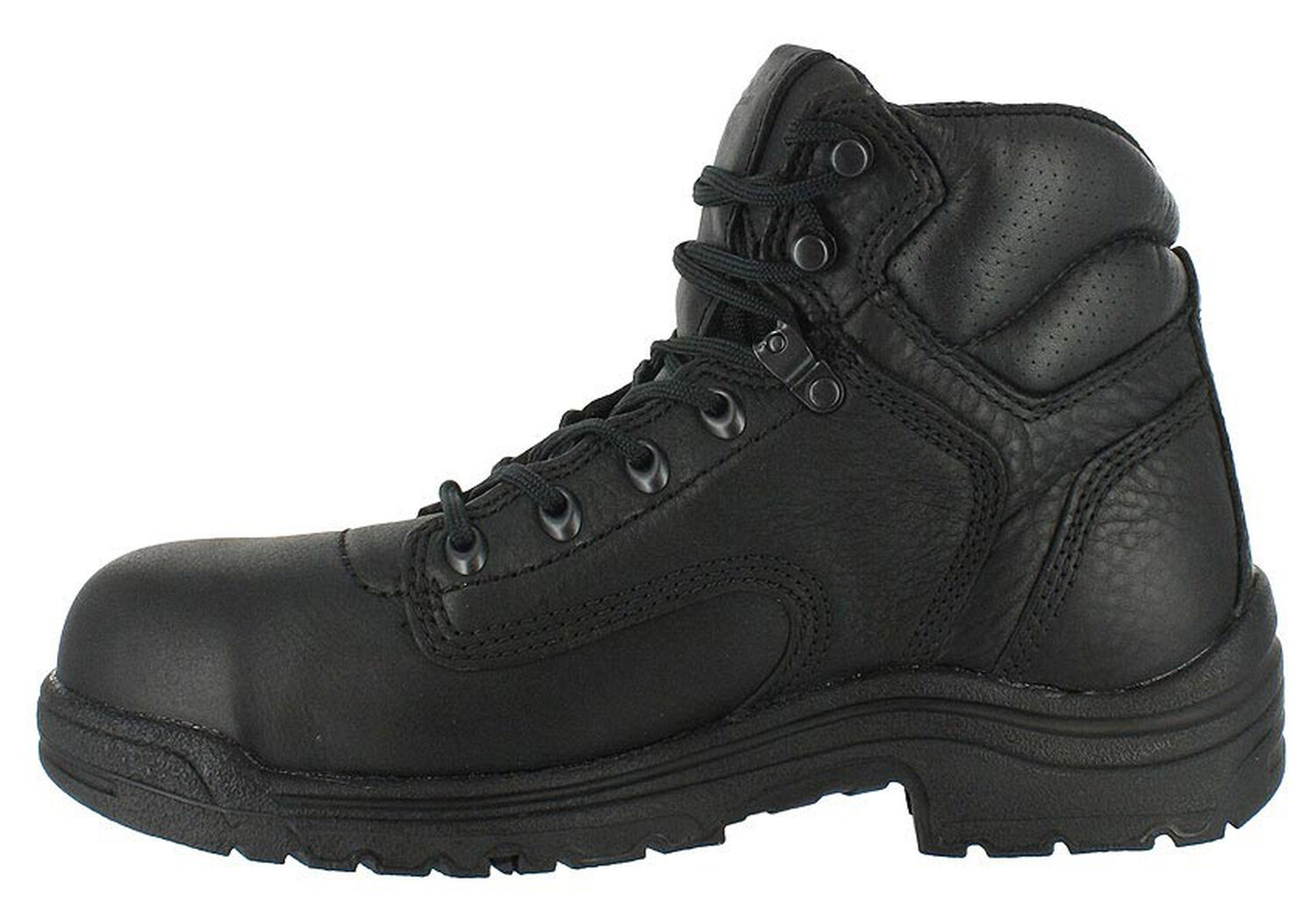 Image #7 - Timberland PRO Men's Titan 6" Work Boots - Alloy Toe, Black, hi-res