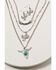 Image #1 - Shyanne Women's Wild Soul Layered Multi Charm Jewelry Set, Silver, hi-res