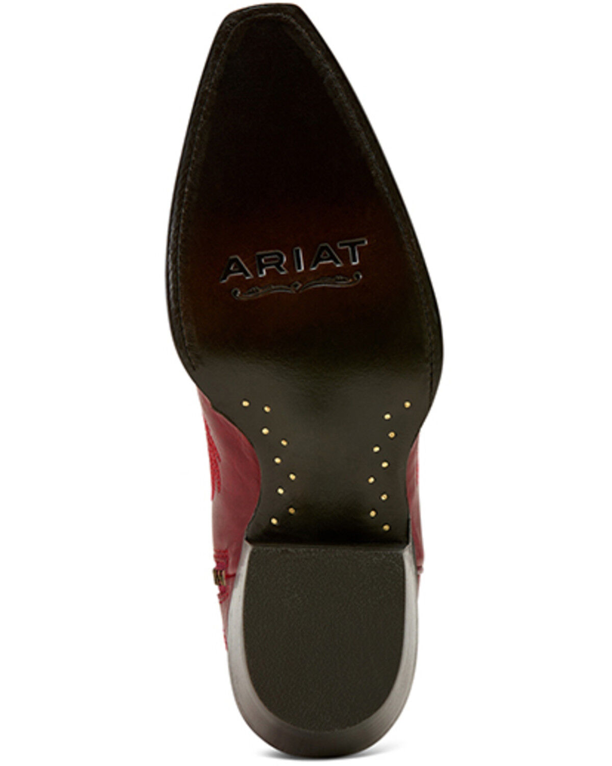 Image #5 - Ariat Women's Cate Western Booties - Snip Toe, Red, hi-res