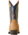 Image #3 - Ariat Boys' Derby Monroe Western Boots - Square Toe, Beige, hi-res
