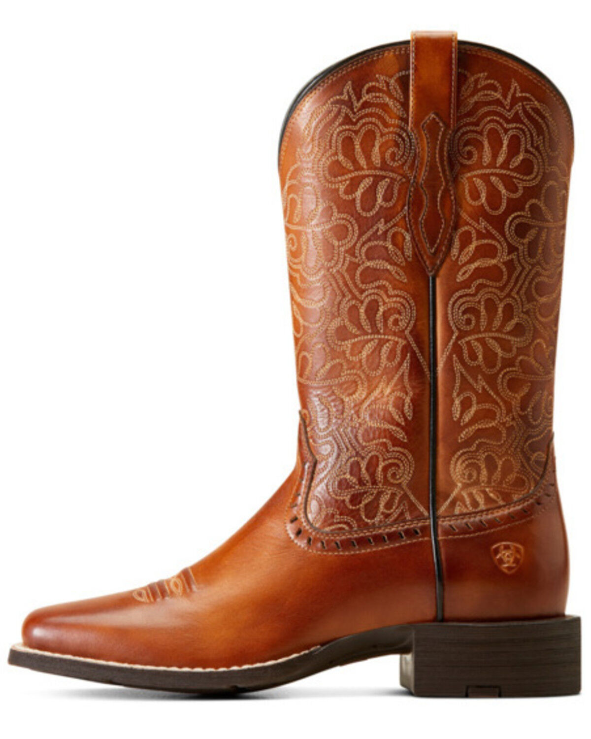 Image #2 - Ariat Women's Round Up Remuda Performance Western Boots - Broad Square Toe, Brown, hi-res