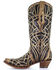 Image #3 - Corral Women's Black Glitter Inlay Western Boots - Snip Toe, , hi-res