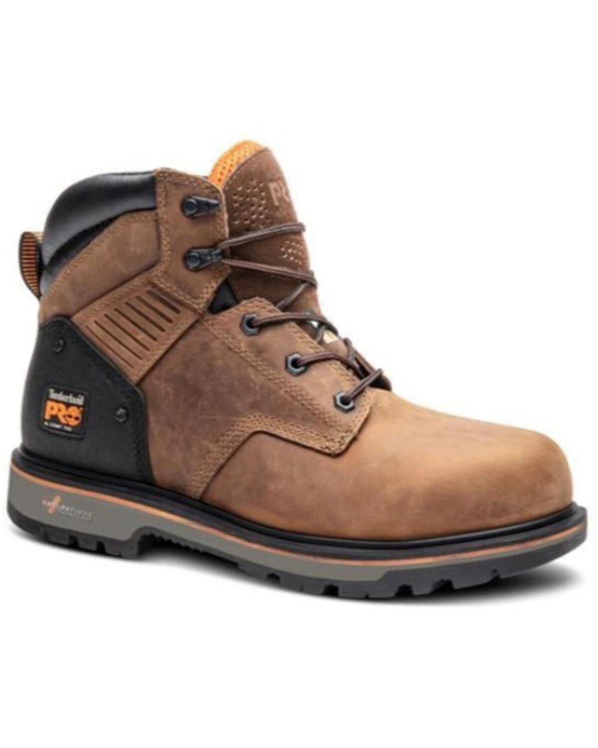 Image #1 - Timberland PRO Men's 6" Ballast Work Boots - Composite Toe, Brown, hi-res