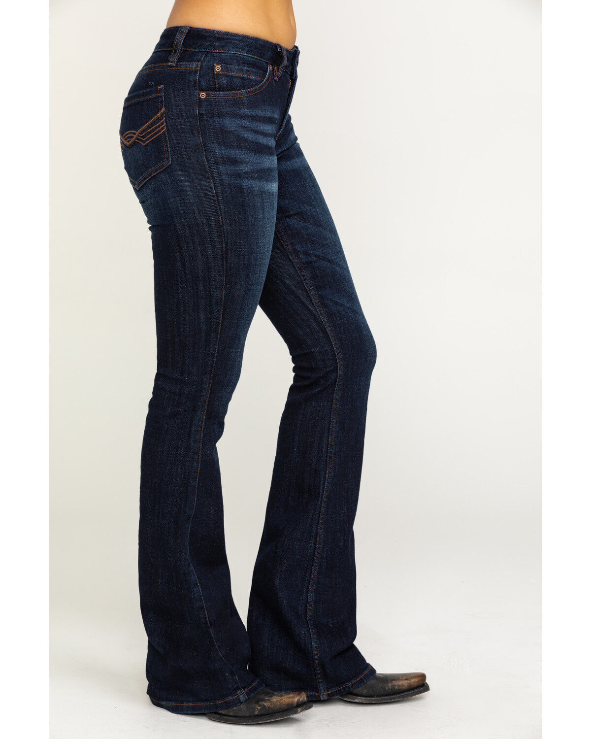 Bootcut jeans dark blue clearance