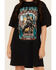 Image #3 - Rock & Roll Denim Women's Boot Barn Exclusive Wild West Short Sleeve Graphic T-Shirt Dress , Black, hi-res