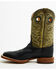 Image #3 - Justin Men's Bent Rail Walsh Performance Western Boots - Broad Square Toe, Green, hi-res